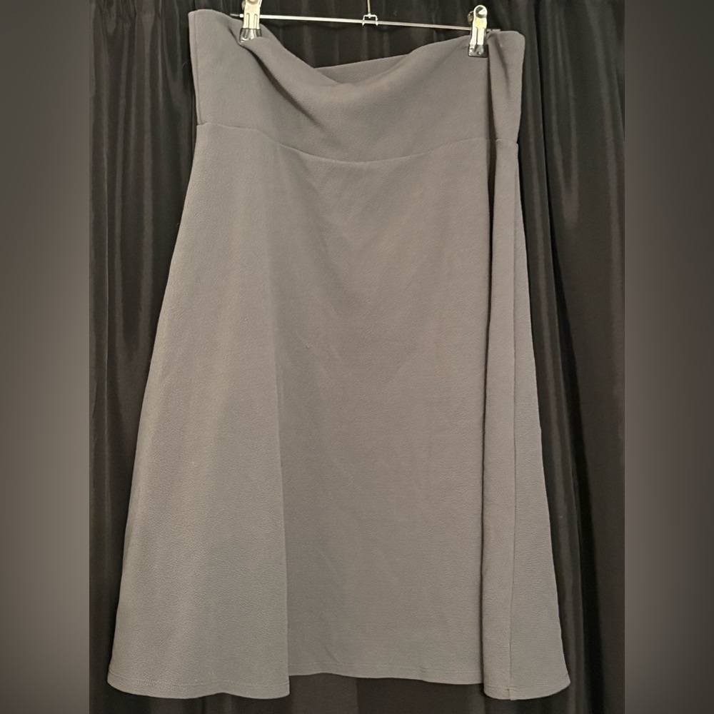 LuLaRoe Charcoal Gray Azure Skirt